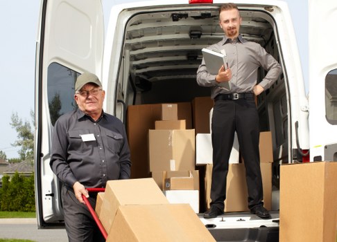 Professional removals service in Ladbrokegrove preparing a moving truck