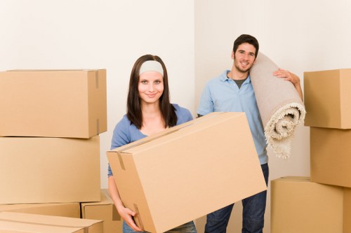 Prepared household items for a Ladbrokegrove house move