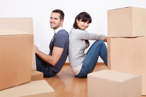 Removal of sofas, tables, and other household furniture from a West London property